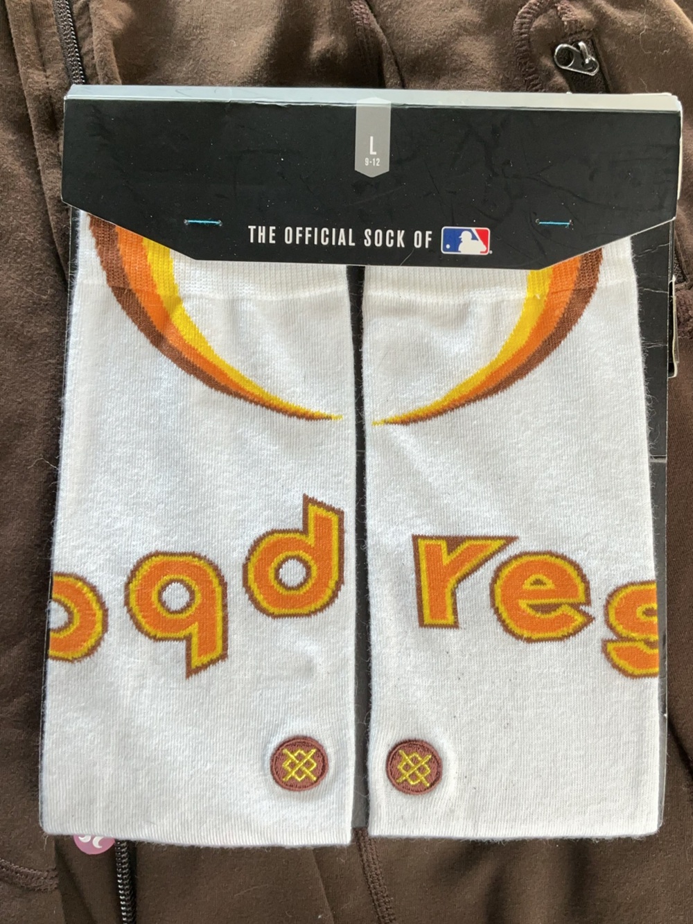 Stance Padres Home 1980 Cooperstown Collection MLB Socks Large NWT